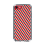 スリムプロテクションケース［ Small Stripe - Red × Black ］