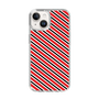 スリムプロテクションケース［ Small Stripe - Red × Black ］
