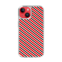 スリムプロテクションケース［ Small Stripe - Red × Black ］