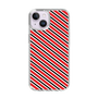 スリムプロテクションケース［ Small Stripe - Red × Black ］