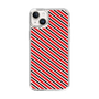 スリムプロテクションケース［ Small Stripe - Red × Black ］