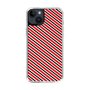 スリムプロテクションケース［ Small Stripe - Red × Black ］