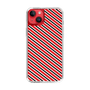 スリムプロテクションケース［ Small Stripe - Red × Black ］