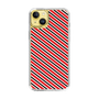 スリムプロテクションケース［ Small Stripe - Red × Black ］