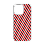 スリムプロテクションケース［ Small Stripe - Red × Black ］