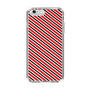 スリムプロテクションケース［ Small Stripe - Red × Black ］