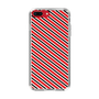 スリムプロテクションケース［ Small Stripe - Red × Black ］