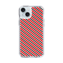 スリムプロテクションケース［ Small Stripe - Red × Black ］