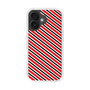 スリムプロテクションケース［ Small Stripe - Red × Black ］