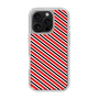 スリムプロテクションケース［ Small Stripe - Red × Black ］