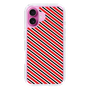 スリムプロテクションケース［ Small Stripe - Red × Black ］