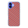 スリムプロテクションケース［ Small Stripe - Red × Black ］