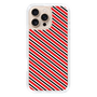 スリムプロテクションケース［ Small Stripe - Red × Black ］