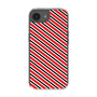 スリムプロテクションケース［ Small Stripe - Red × Black ］