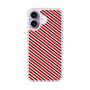 スリムプロテクションケース［ Small Stripe - Red × Black ］