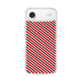 スリムプロテクションケース［ Small Stripe - Red × Black ］