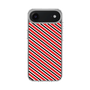 スリムプロテクションケース［ Small Stripe - Red × Black ］