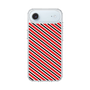 スリムプロテクションケース［ Small Stripe - Red × Black ］
