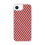 スリムプロテクションケース［ Small Stripe - Red × Black ］