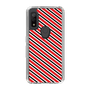 スリムプロテクションケース［ Small Stripe - Red × Black ］