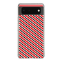 スリムプロテクションケース［ Small Stripe - Red × Black ］