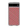 スリムプロテクションケース［ Small Stripe - Red × Black ］