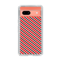 スリムプロテクションケース［ Small Stripe - Red × Black ］