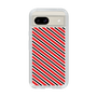 スリムプロテクションケース［ Small Stripe - Red × Black ］