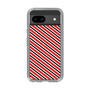 スリムプロテクションケース［ Small Stripe - Red × Black ］