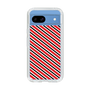 スリムプロテクションケース［ Small Stripe - Red × Black ］