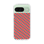 スリムプロテクションケース［ Small Stripe - Red × Black ］