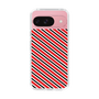 スリムプロテクションケース［ Small Stripe - Red × Black ］