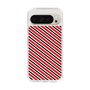 スリムプロテクションケース［ Small Stripe - Red × Black ］