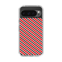 スリムプロテクションケース［ Small Stripe - Red × Black ］