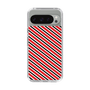スリムプロテクションケース［ Small Stripe - Red × Black ］