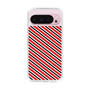 スリムプロテクションケース［ Small Stripe - Red × Black ］