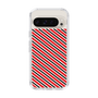 スリムプロテクションケース［ Small Stripe - Red × Black ］