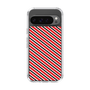 スリムプロテクションケース［ Small Stripe - Red × Black ］