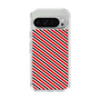 スリムプロテクションケース［ Small Stripe - Red × Black ］