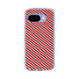 スリムプロテクションケース［ Small Stripe - Red × Black ］