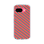 スリムプロテクションケース［ Small Stripe - Red × Black ］