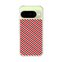 スリムプロテクションケース［ Small Stripe - Red × Black ］