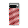 スリムプロテクションケース［ Small Stripe - Red × Black ］