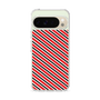 スリムプロテクションケース［ Small Stripe - Red × Black ］