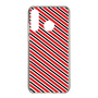 スリムプロテクションケース［ Small Stripe - Red × Black ］