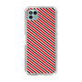 スリムプロテクションケース［ Small Stripe - Red × Black ］