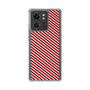 スリムプロテクションケース［ Small Stripe - Red × Black ］