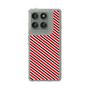 スリムプロテクションケース［ Small Stripe - Red × Black ］