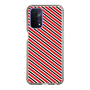 スリムプロテクションケース［ Small Stripe - Red × Black ］