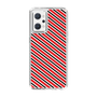 スリムプロテクションケース［ Small Stripe - Red × Black ］